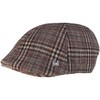 Headchange Econo Plaid Wool Blend 6 Panel Ivy Cap (Brown
