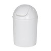 Wenko - 21884100 - economic white oscillating dustbin lid 19.8
