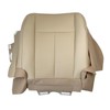 Bottom Microfiber Leather AC Seat Cover Tan Fit for 2007-2014