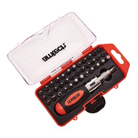 Amtech L1965 38 Piece Stubby Ratchet Screwdriver and bit Set