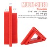 Asixxsix Door and Window Casing Reveal Tool, 2 Pcs 3/16