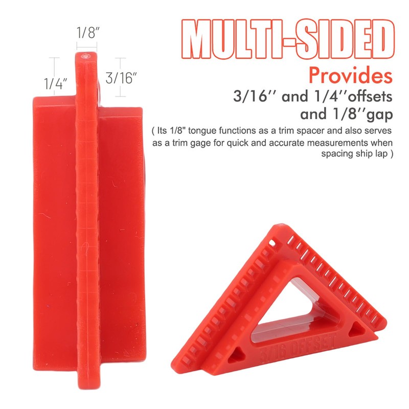 Asixxsix Door and Window Casing Reveal Tool, 2 Pcs 3/16