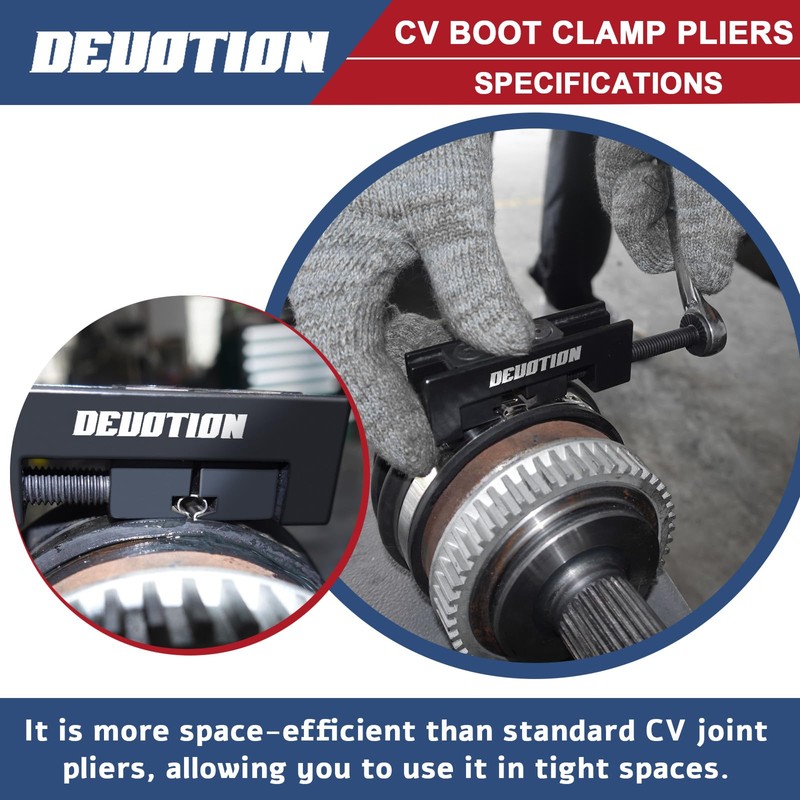 DEUOTION CV Axle Boot Clamp Removal Tool, Drive Shaft Clamping