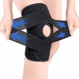 TOEECY Knee Support Men Women Knee Support Meniscus with Patella Gel Pads & Side Stabilizers Knee Support Sports for ACL MCL Arthritis Injury Recovery