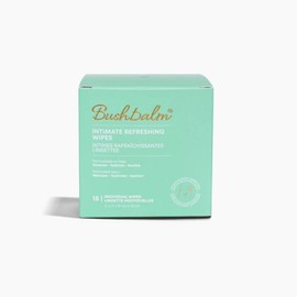 Bushbalm Intimate Refreshing Wipes, 15 Wipes