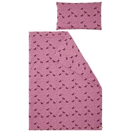 Children's Jersey Bed Linen Set Made of Organic Cotton 100 x 135 cm, Pillow 40 x 60 cm, GOTS Certified