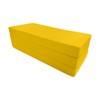 Danfuton Queen Yellow Trifold Foam Bed, Portable Shikibuton Ottoman Bed