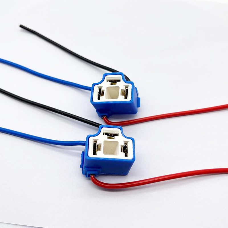 TOPKU H4 9003 HB2 Wiring Harness Headlight Ceramic Socket Connector