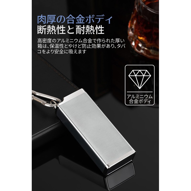 Portable Ashtray, Portable Ashtray, with Keychain, Airtight, Portable, No Leaking