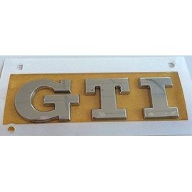 Original Volkswagen Lettering GTI Tailgate Logo Emblem - Volkswagen 5G0 853 675 Q