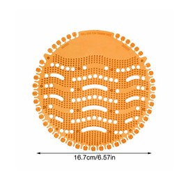 Gobesty Urinal Screens Deodorizer, 12 Packs Urinal Screen Splash Mats, Urinal Mats Anti-Splash, Urinal Screen Deodorizer Mats, Odour Neutraliser Urinal Splash Guards for Men’s Toilet, Bathroom, School