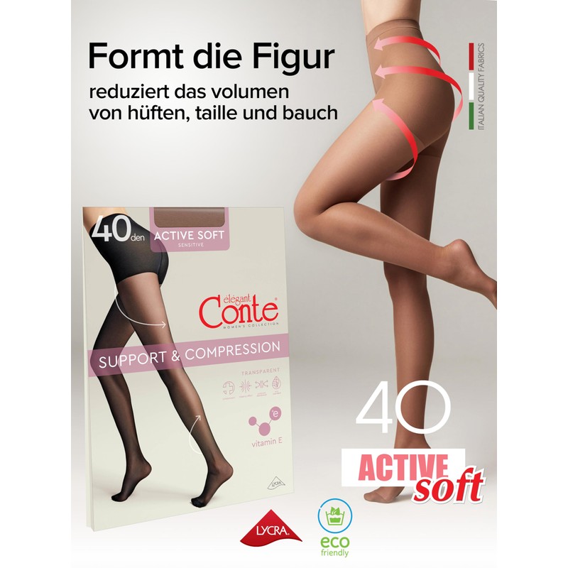 Conte elegant Conte elegant Damenstrumpfhose f1r empfindliche Haut mit Vitamin