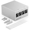 deleyCON 4 Port Patch Panel Housing 1 U for 14.9