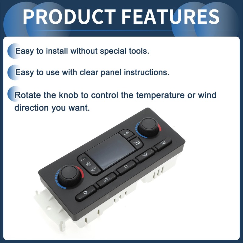 INFINAUTO No.15832311 Climate Control Module for Hummer H2 2003-2007 Heater