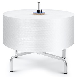 Blulu 15.75 Inch Bubble Foam Wrap Roll Dispenser, Manual Tabletop Bubble Cushion, U-Shaped Metal Frame Foam Wrap Holder for Packing, Moving and Shipping