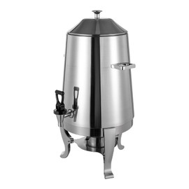 3.5 Gallon Hot Beverage Dispenser Coffee Chafer Coffee Dispenser Stainless Steel Coffee Urns Hot Drinks Dispenser With Fuel Tray For Milk Coffee Tea Water Juice 10.63X10.63X22.05In (Silver)