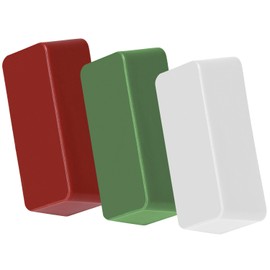 QWORK® 3X 112g/4oz Buffing Polishing Cutting Compounds for Metal Polishing - Green Fine, White Medium, Brown Coarse - for Use with Buffing Wheel Leather Strop