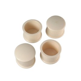 High Logic Leg Cap 1.1 inch (28 mm) Round A-015 White