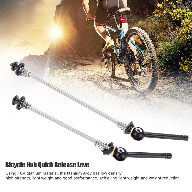 1 Pair/Set Bicycle Quick Release Skewer Lightweight Weight Reduction Bike