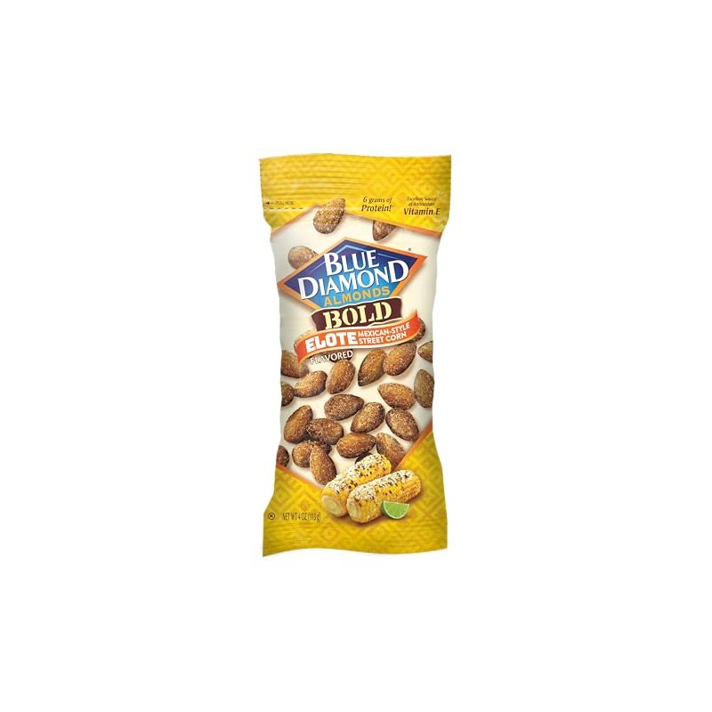 Blue Diamond Almonds, BOLD Elote Flavored Snack Nuts, Shareable Size,