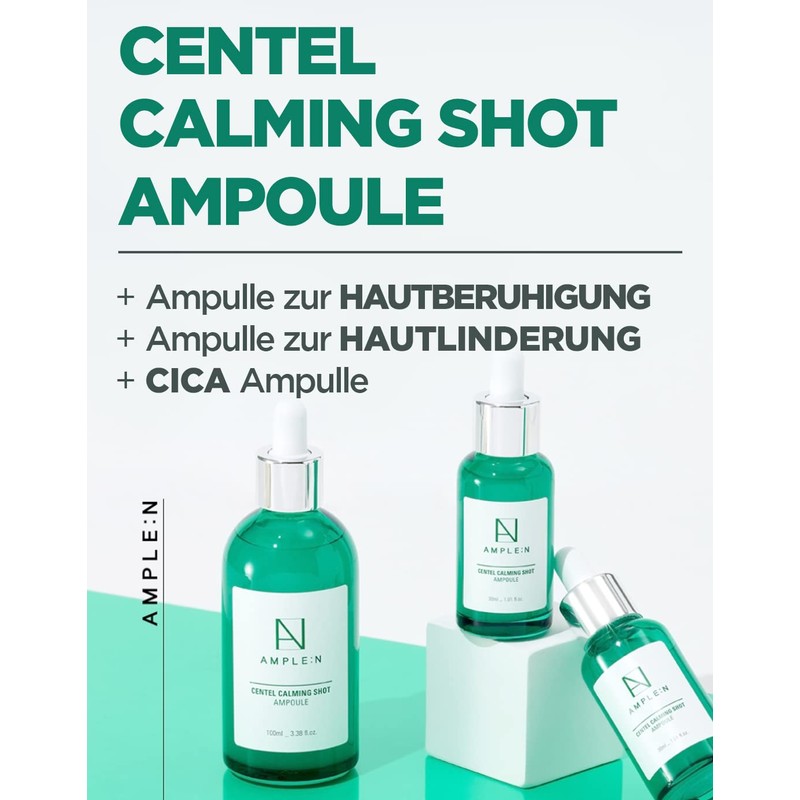 CORÉANA AMPLE:N Centel Soothing Syringe Ampoule - Soothing Face Serum