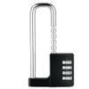 Geieold Outdoor Combination Padlock, Waterproof, Robust Padlock with Code, Multifunctional,