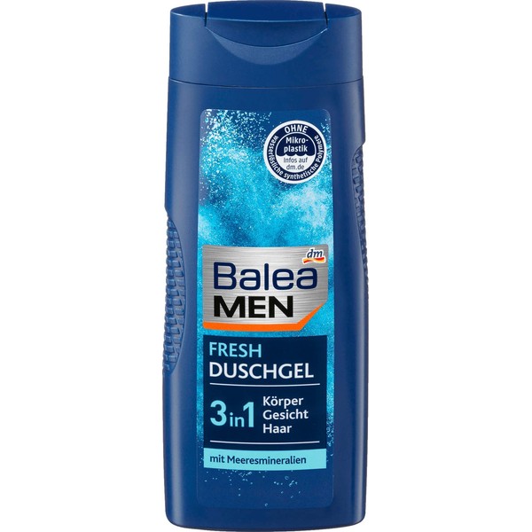 Balea Men Fresh Shower Gel 3 in 1 (300ml Bottle)