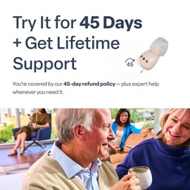 Rechargeable Wireless Hearing Amplifier for Adults & Seniors – Discreet In-Ear Sound Enhancement Device with Clear Audio & Comfortable Fit