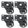 4PCS 1.5 Inch Universal Wheel 360° Rotation Heavy Caster Silence