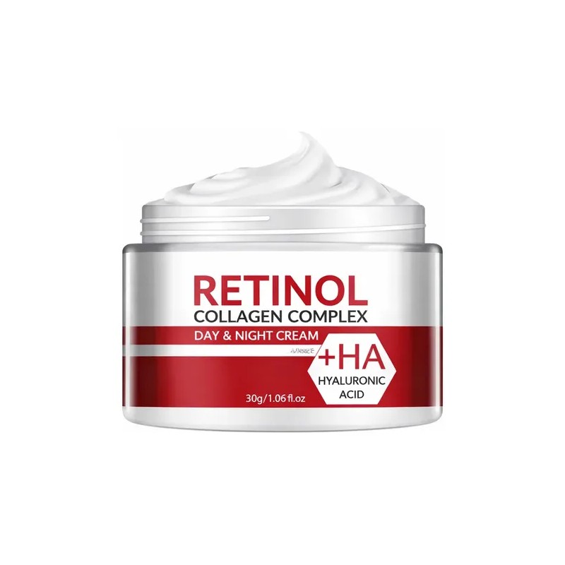 Crema De Retinol Y Colageno + Acido Hialuronico Antiarrugas