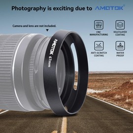 67mm Camera Lens Hood Compatiable All Brands Ø67mm Lenses.Example AF-SNikkor 28mmf/1.8G,EF 70-300mm/4-5.6LISUSM,EF100mmf/2.8LISUSM,35mmf/1.4DGH Smart,28-75mmf/2.8SAM