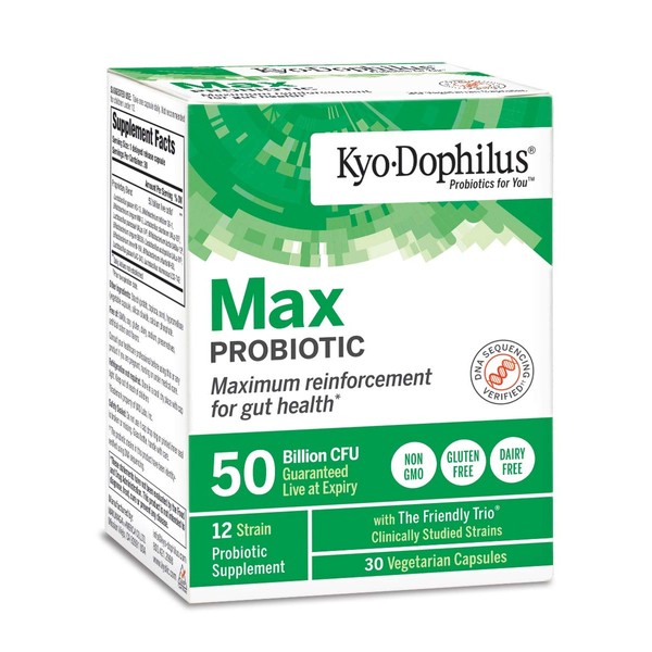 Kyo-Dophilus Max Probiotics, 30 Vegetarian Capsules