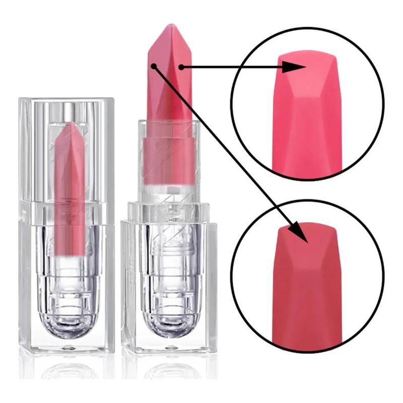 Labial Doble Tono Mate Acabado Aterciopelado Larga Duracion