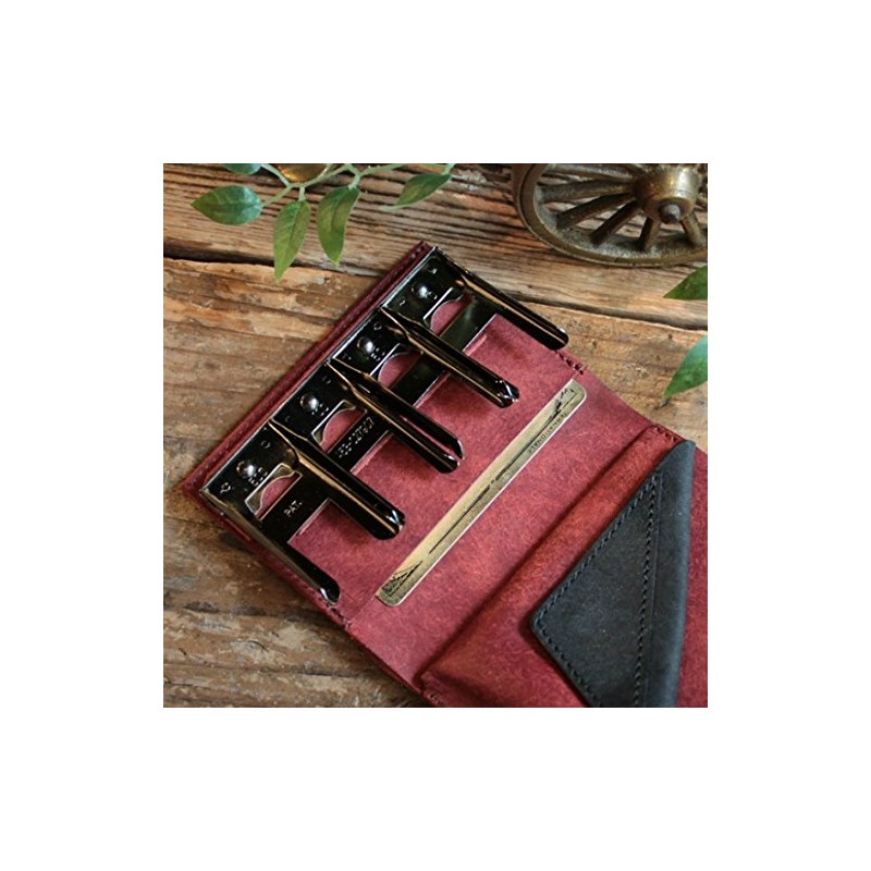 LITSTA Coin Wallet 3 Compact Wallet with Coin Holder Red