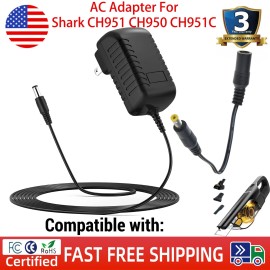 For Shark AC Adapter For Shark CH951 CH950 CH951C Cordless Vacuum Cleaner Battery Charger