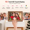 Uhale Digital Picture Frame 32GB Storage 10.1 Inch Wood WiFi