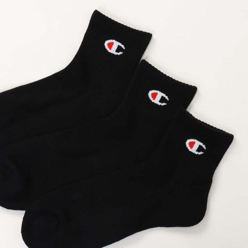 Champion CMSCY201 Men's Solid Socks, Half Pile Socks, One Point