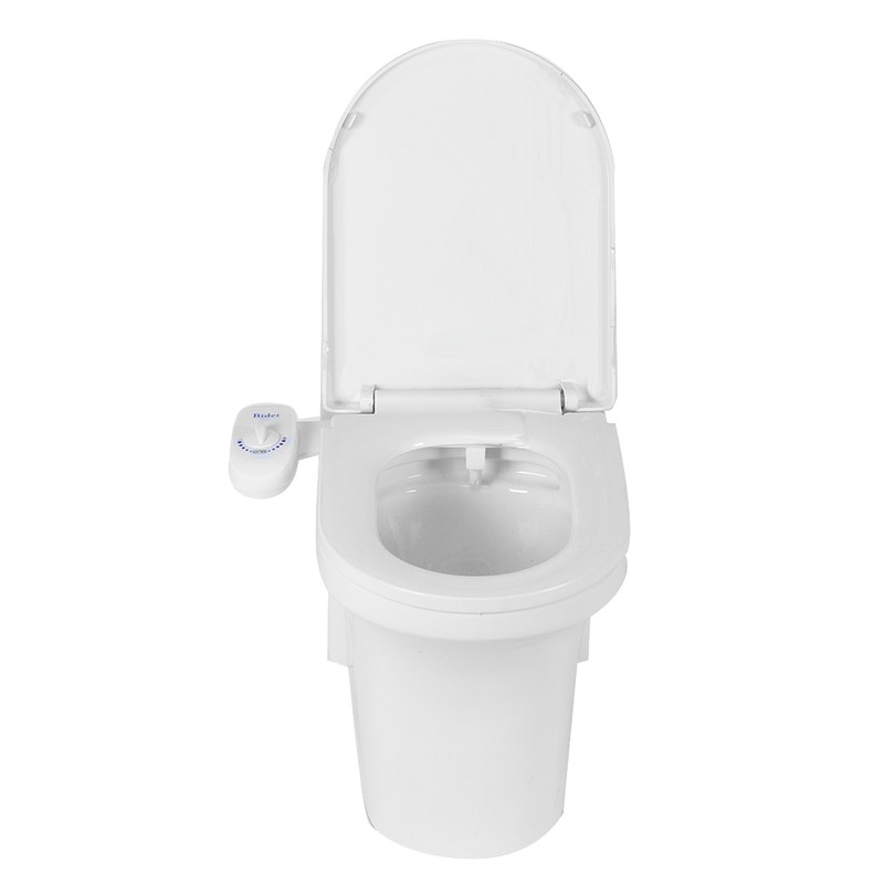 Non‑Electric Mechanical Toilet Bidet Sprayer Self Cleaning with Single Nozzle