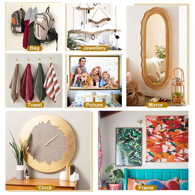 modacraft 372PCS Picture Hooks for Frames, Hanging Kit with Hangers,