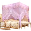 Luxury Princess Four Corner Post Bed Curtain Canopy Netting Mosquito