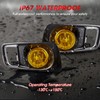 WEZEMLIGHT Driving Fog Lights Replacement For Honda Civic 1999 2000