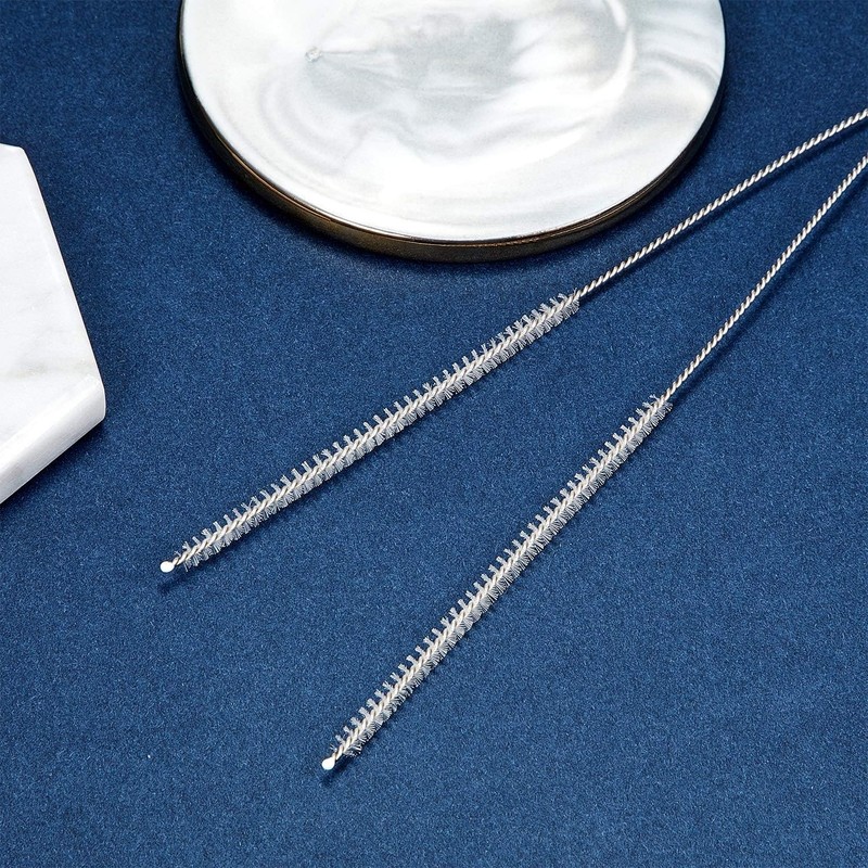 4 Pieces Feeding Tube Brushes, Long Pipe Cleaners Straw Cleaning