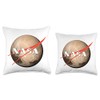 Nasa Nerds Pluto – NASA Solar System Exploration Throw Pillow,