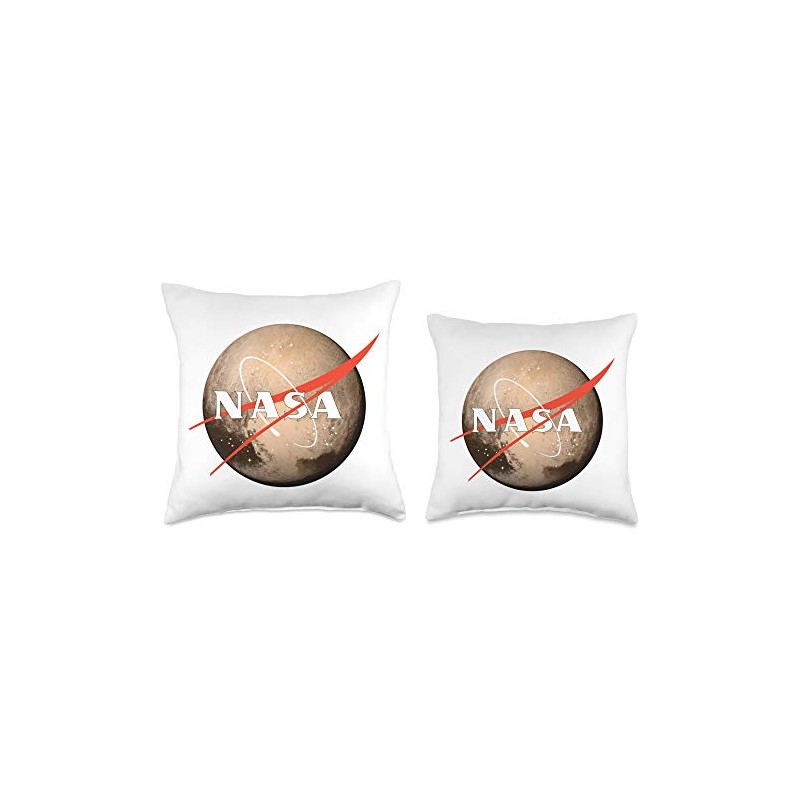 Nasa Nerds Pluto – NASA Solar System Exploration Throw Pillow,
