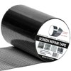 HOFUDON 4in X 20ft Window Screen Repair Tape Black -