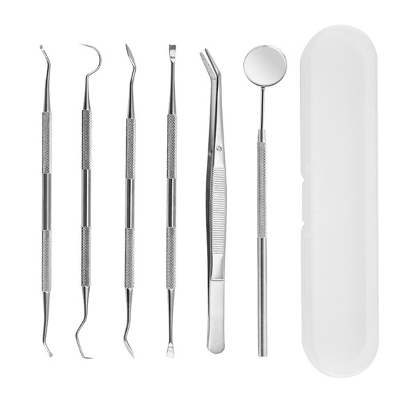 QIYUDA Dental Cleaning Tools Kit, 6 PCS Teeth Tooth Scraper