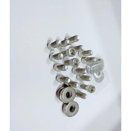 3/8" x 3/4" Allen Header Bolts kit for SBC Small Block Ford 260 289 302 351W 351C 5.0L Install Headers to Cylinder Heads Stainless