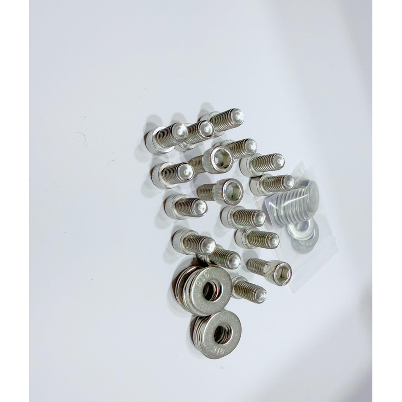 3/8" x 3/4" Allen Header Bolts kit for SBC Small