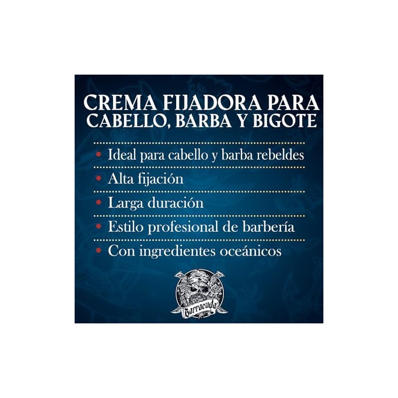 Barracuda Crema Fijadora Hold Cream Original 150g