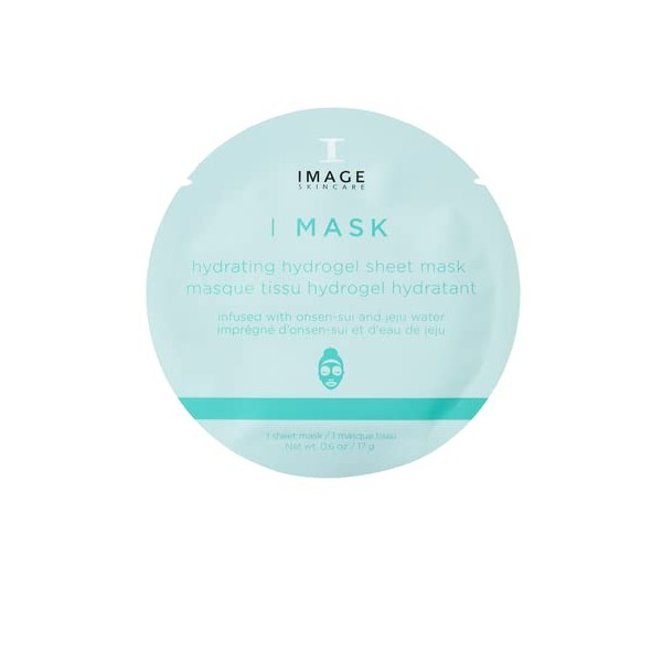 IMAGE Skincare I MASK Hydrating Hydrogel Sheet Mask, Hydro Facial Mask is Refreshing, Hydrating and Soothing with Hyaluronic Acid, 2 oz